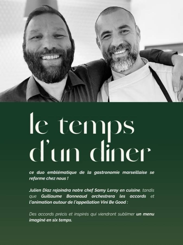 Dîner du 5 juin - Dame Jeanne - restaurant Marseille